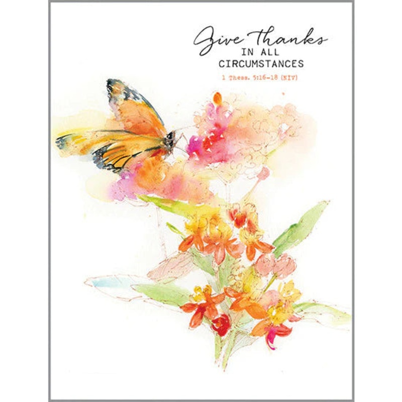 Thank You Note: Monarch and Milkweed