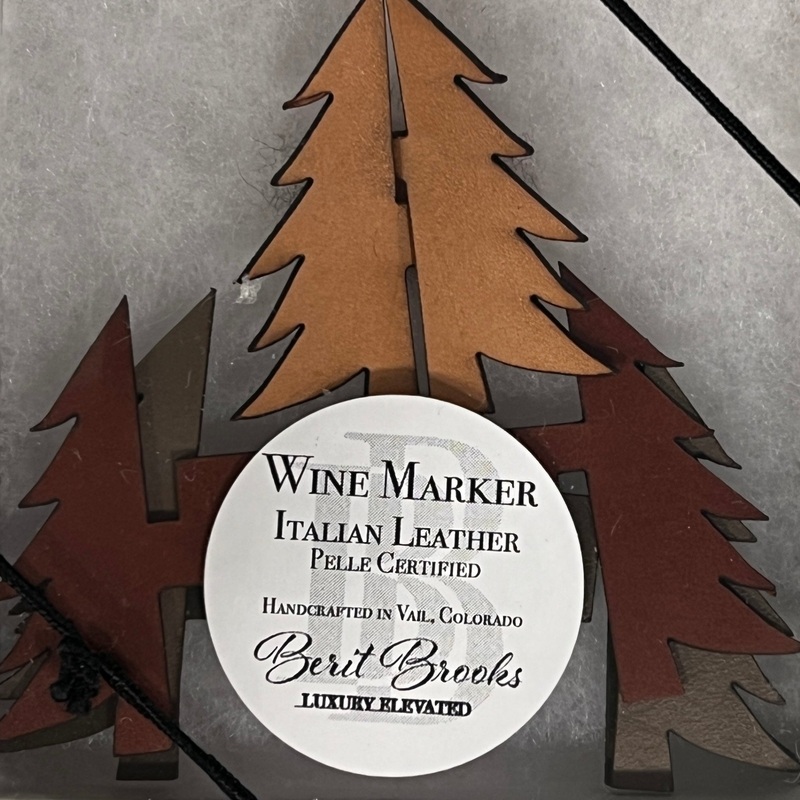 Trees Wine Markers, Set/4