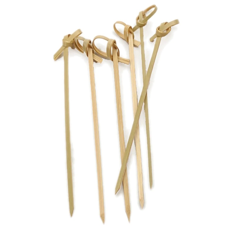 4" Bamboo Knot Picks
