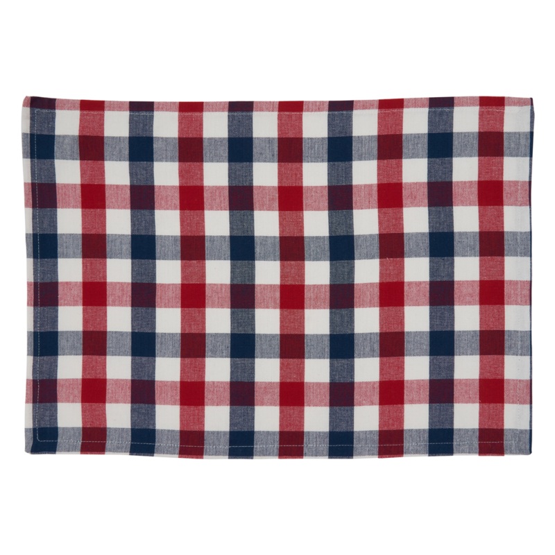 Gingham Check Placemats, Set/4