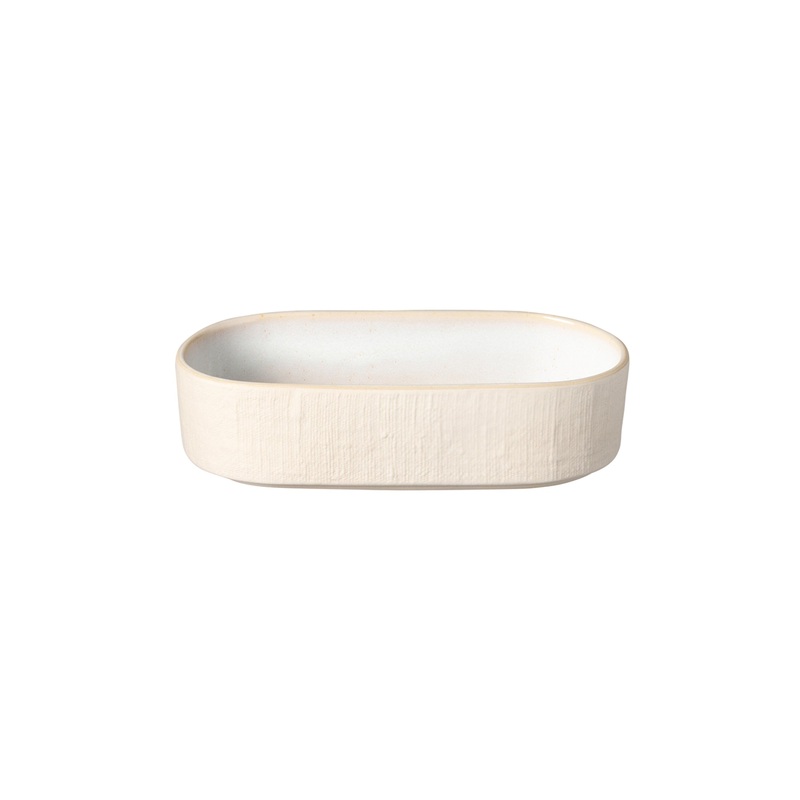 Notos Deep Oval Tray 7", Dune Path