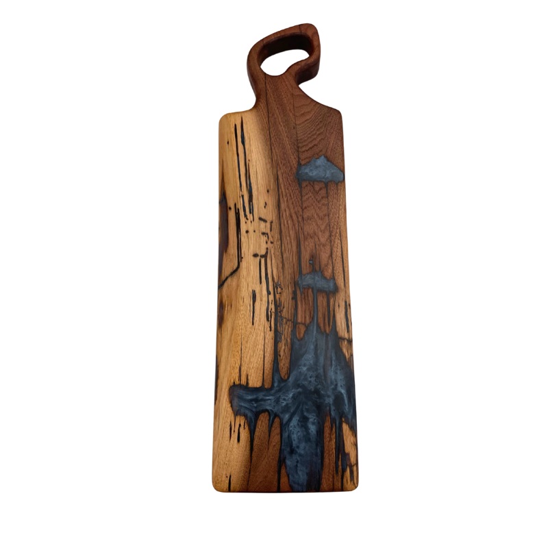 Reclaimed Wood Charcuterie Board w/ Resin