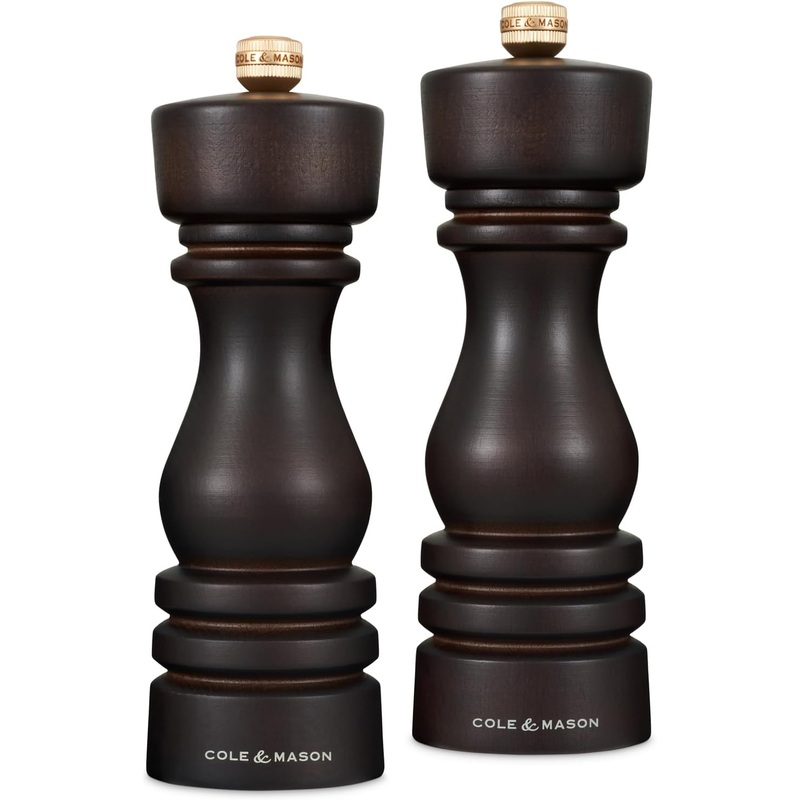The London Collection Salt & Pepper Mill Set, 7"