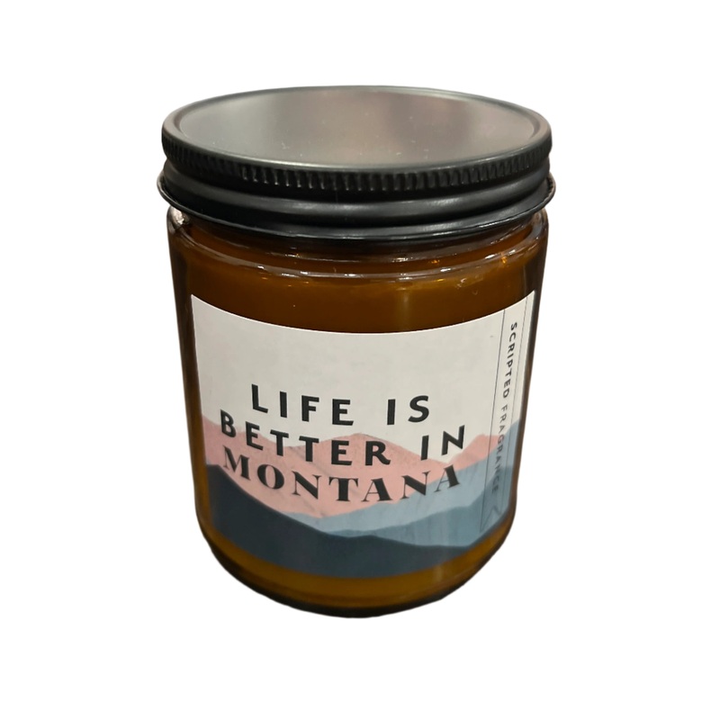 Life Is Better In Montana Candle - Pine & Spruce