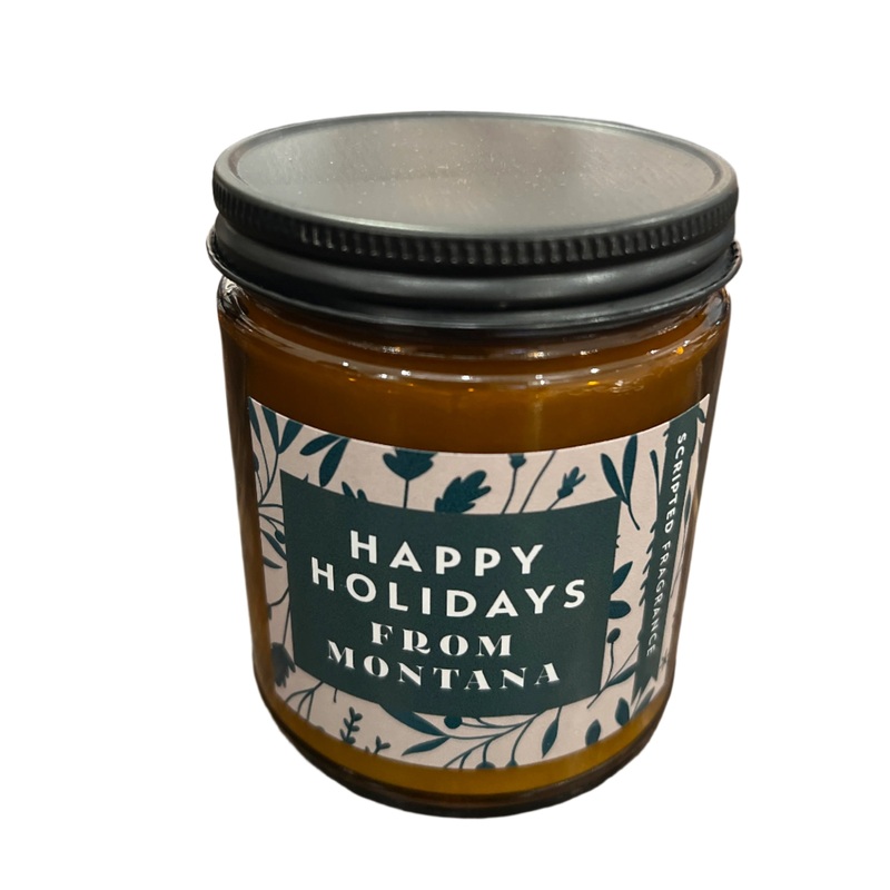 Montana Floral Holiday Candle - Sugar & Spice