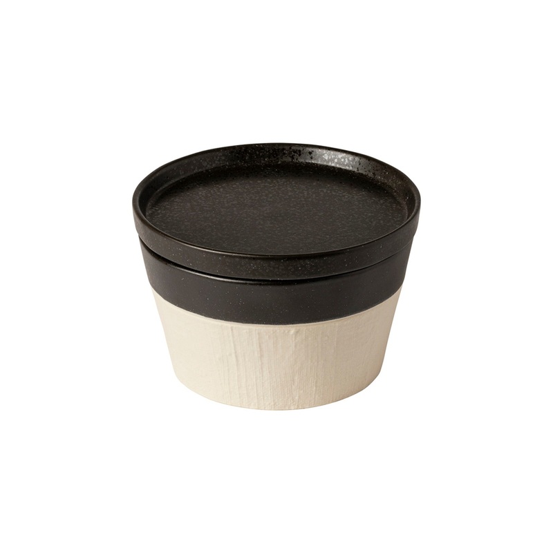Notos Covered Casserole Round, 7" Latitude Black