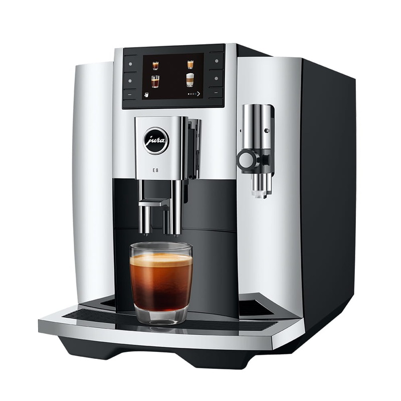 E8 Chrome Coffee Machine