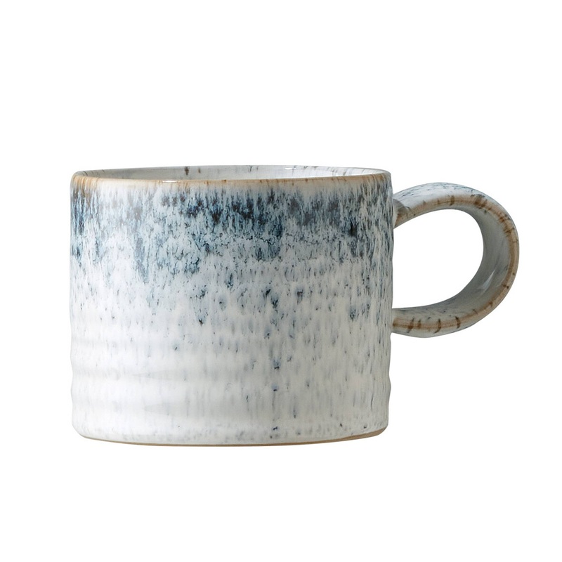 Kiln Blue Small Ridged Mug