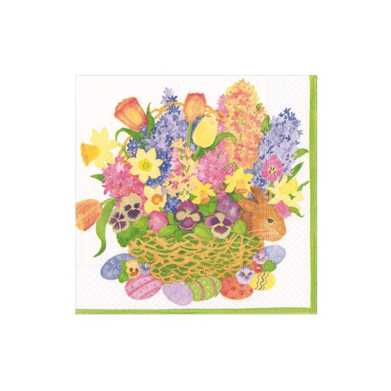 Peek A Boo Bunny Paper Cocktail Napkins