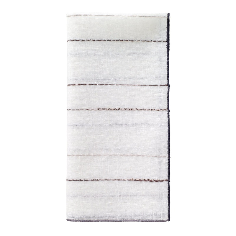 Porto Napkins - Charcoal/Gray, Set/4