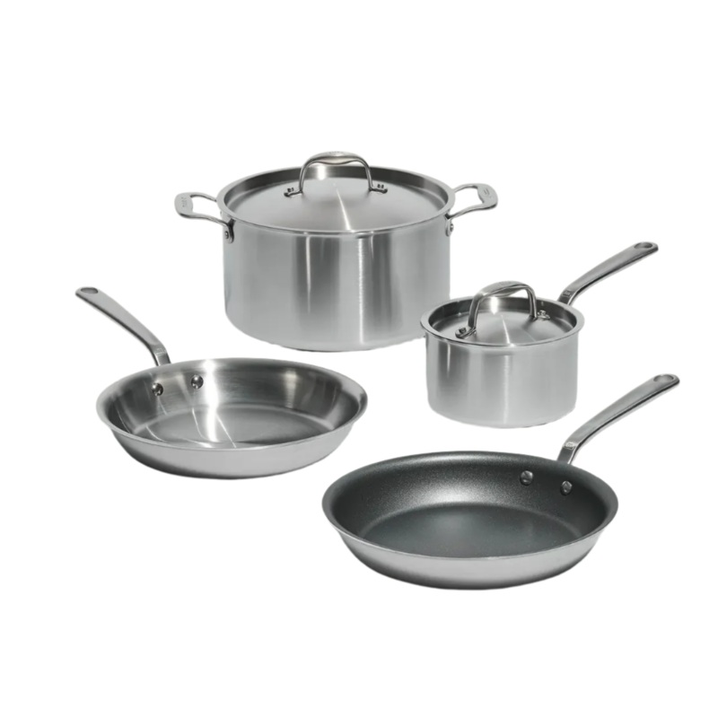 Stainless Clad 6 Piece Starter Set