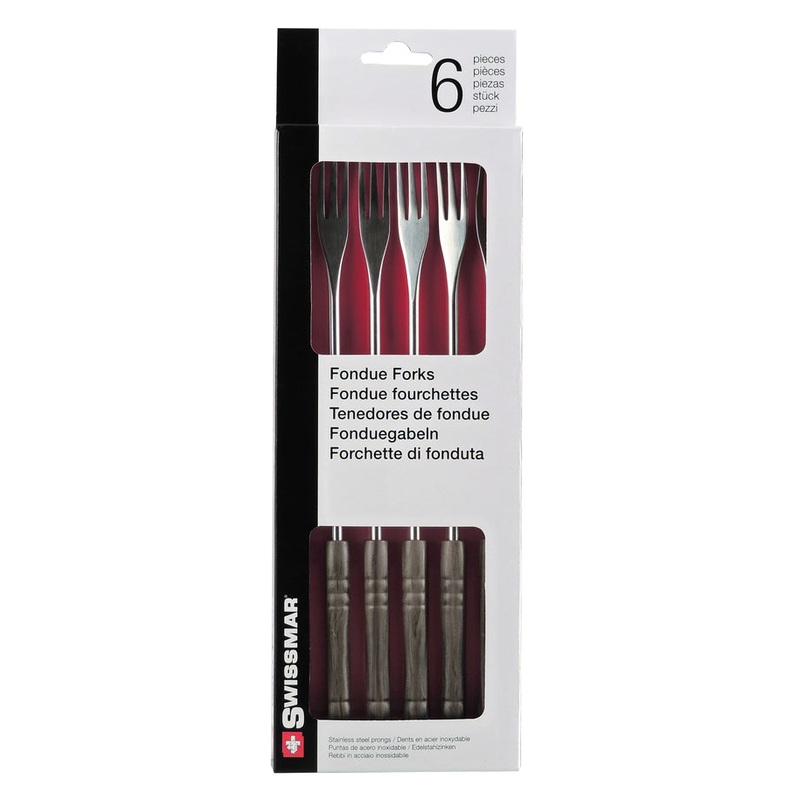 Swissmar Cheese Fondue Forks, Set of 6