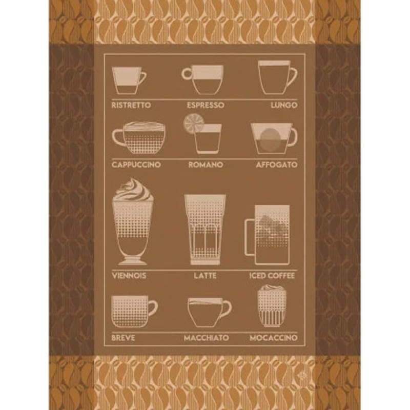 Barista Tea Towel Brown
