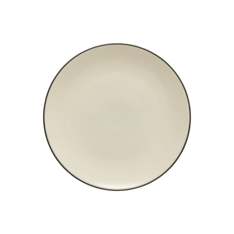 Dinner Plate, Stacked Organic - Salt