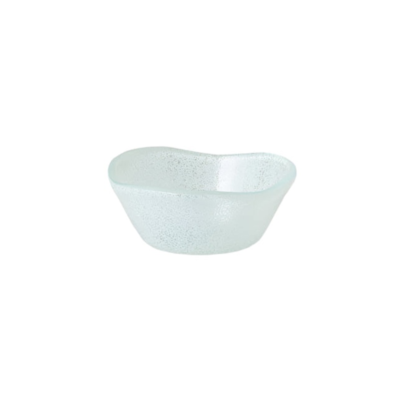 Glass Dipping Bowl White