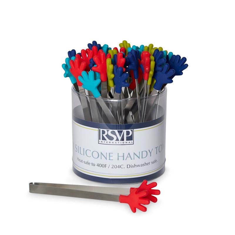 Mini Silicone Handy Tongs