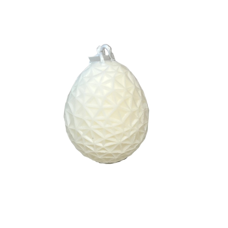 Unscented Triangular Veins Egg Candle