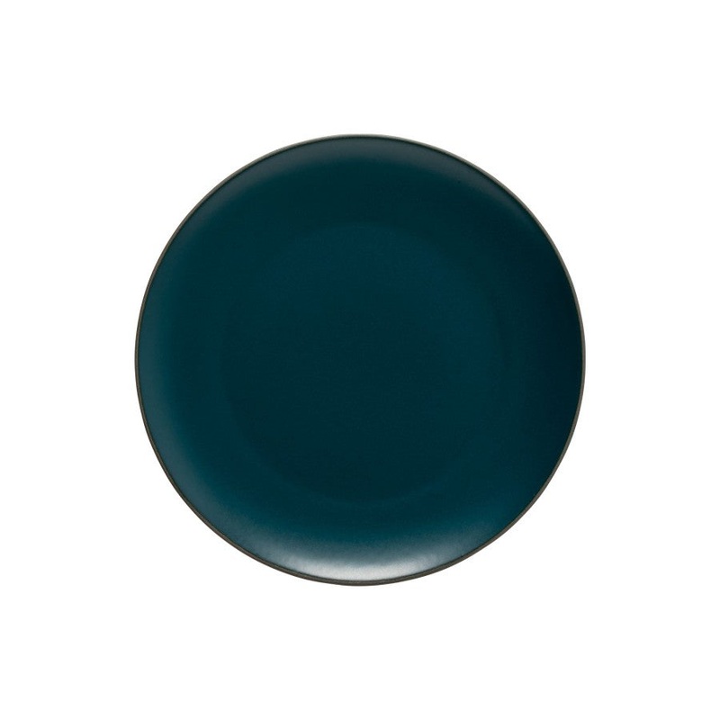 Dinner Plate, Stacked Organic - Deep Sea