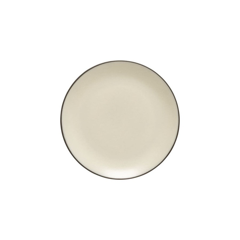 Salad/Dessert Plate, Stacked Organic - Salt