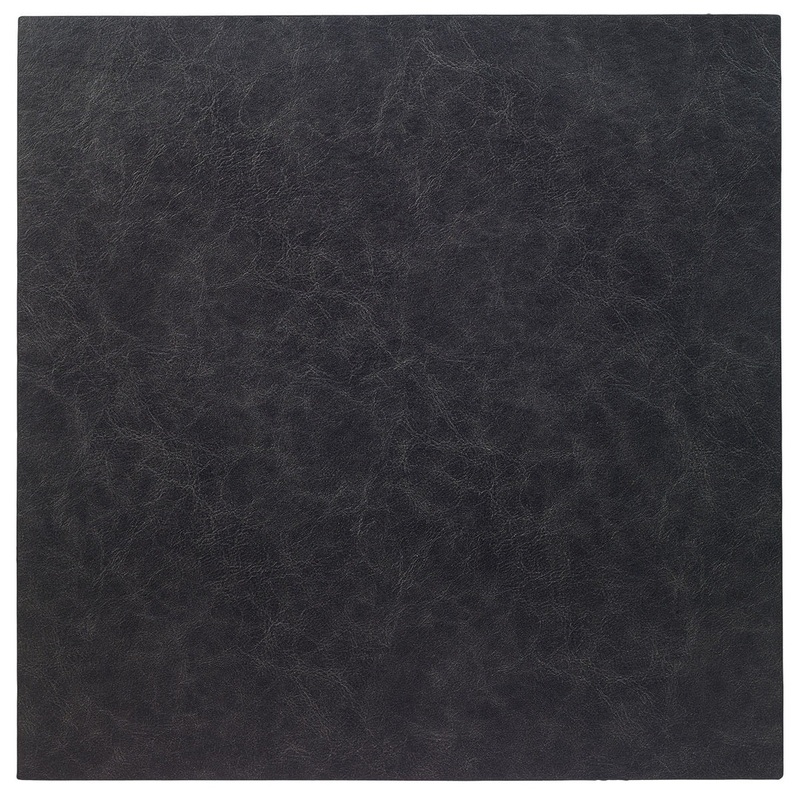 Tanner Black 15" Square Placemats, Set/4