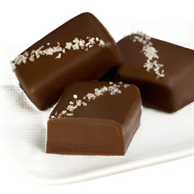 Truffle Fudge Bites - Dark Chocolate with French Grey Sea Salt (2 PC)