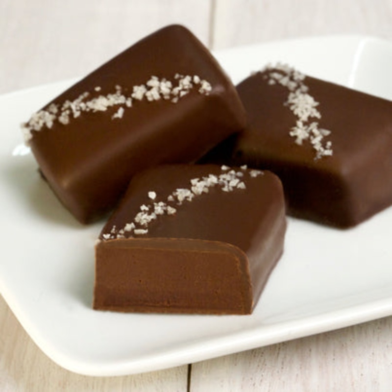 Truffle Fudge Bites - Dark Chocolate with French Grey Sea Salt (4 PC)