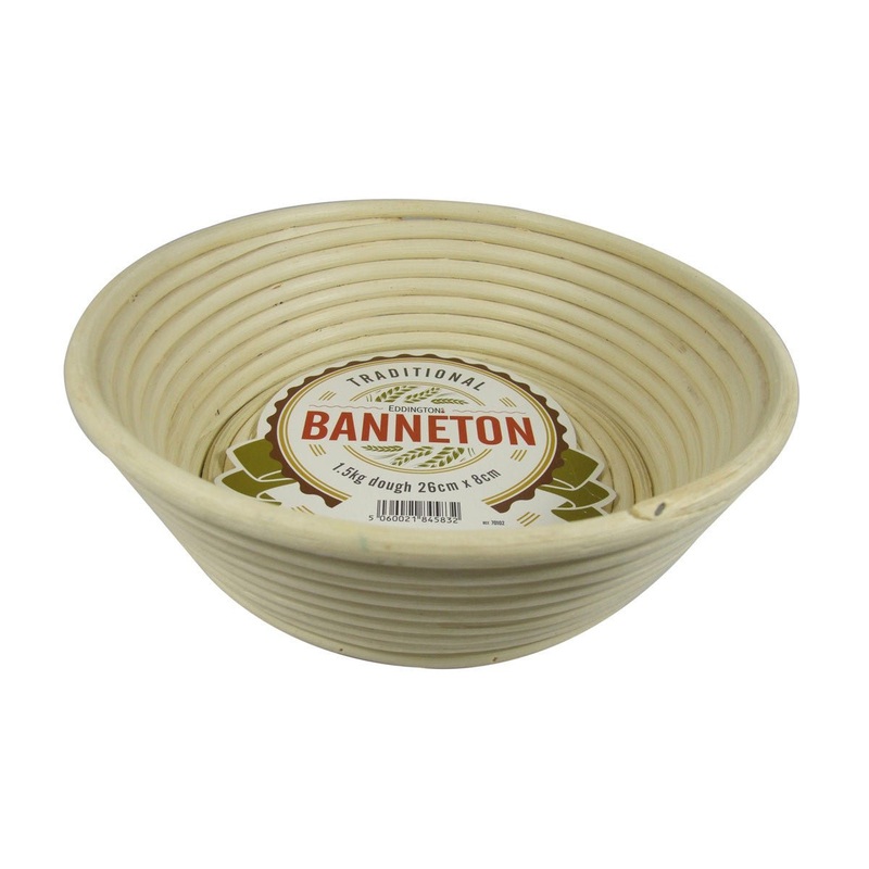 10"  Banneton Angled Round Basket (1.5 k)