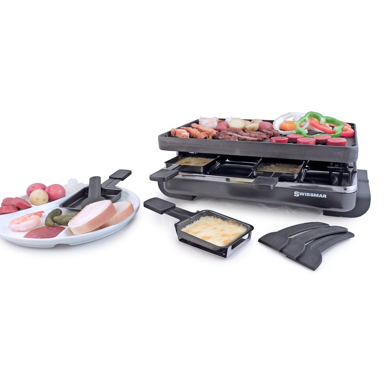 Classic Raclette (8-person) w/ Rev cast iron, Anthacite