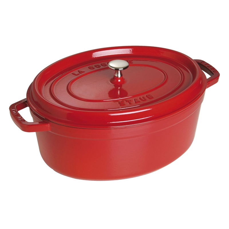 Dutch Oven Oval 7 QT, Cherry