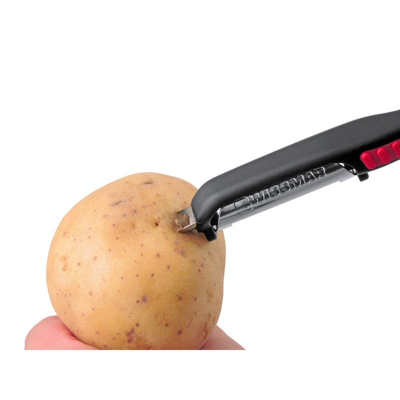 SwissCurve Straight Peeler, Blk/Red