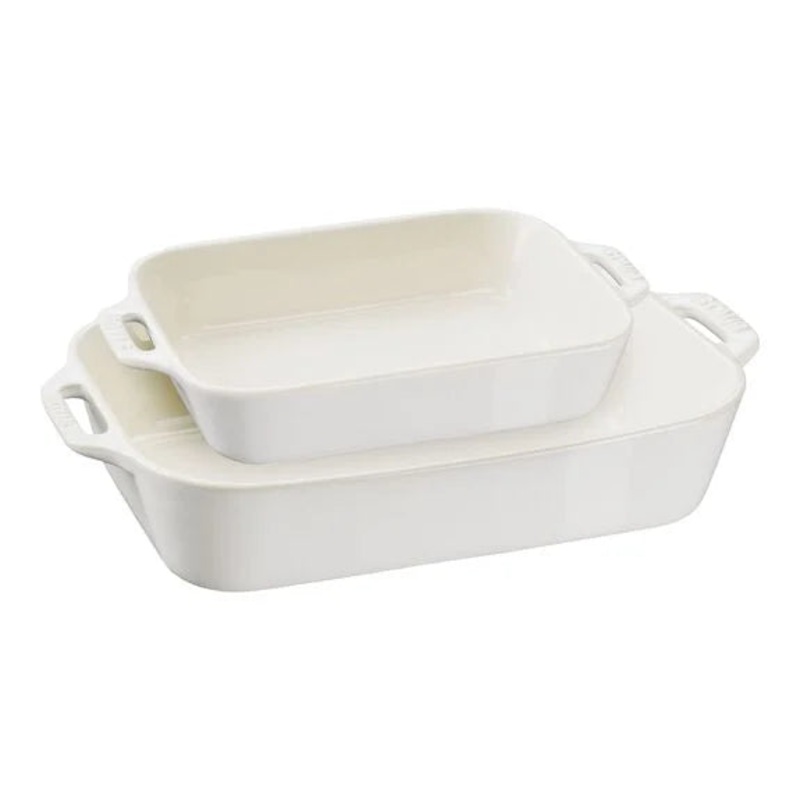 Ceramic Rectangular Baking Dish, Set/2