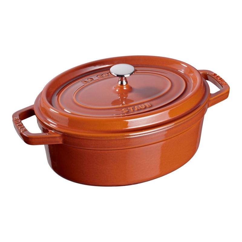 Coq au Vin Oval, 5.75 QT Burnt Orange