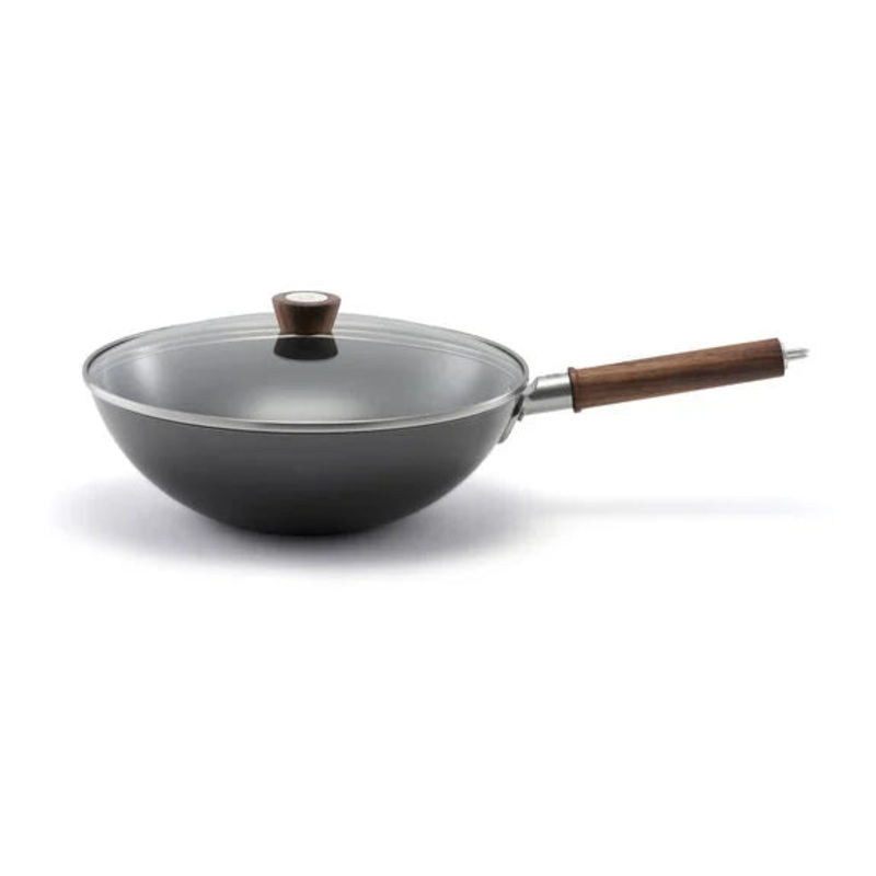 Dragon Chinese Iron Wok 12"