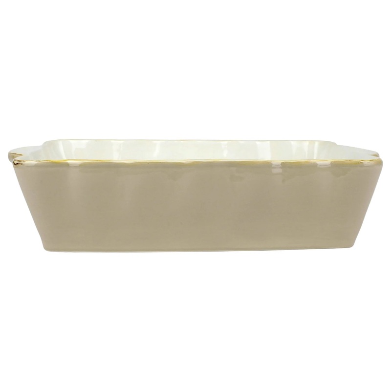 Italian Baker, Cappuccino Rectangular Baker, Large