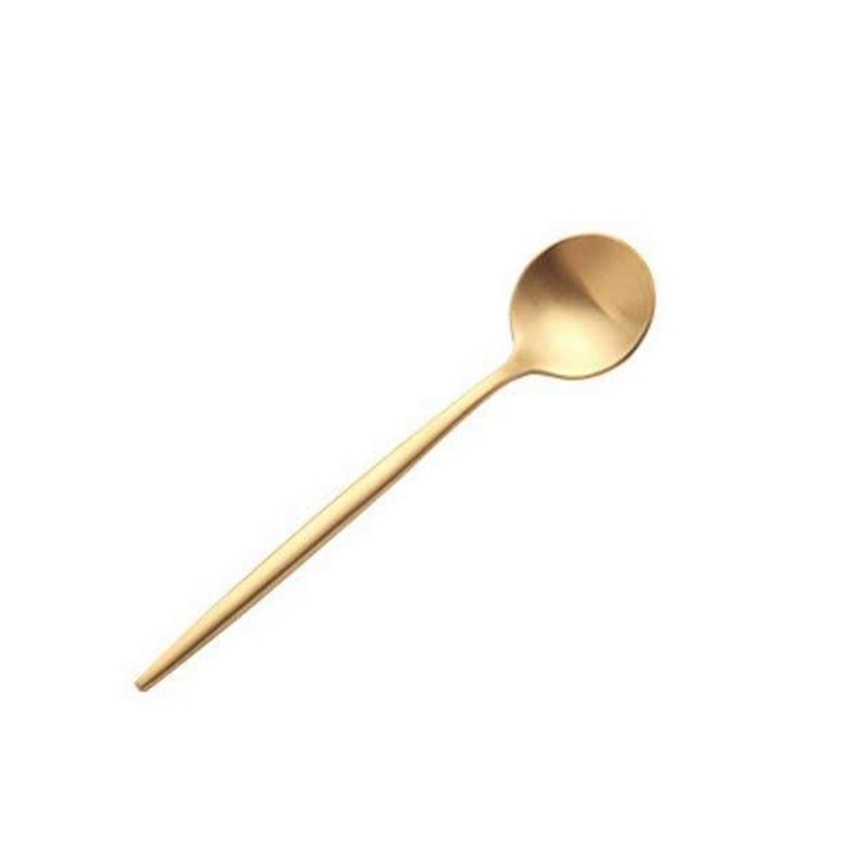 Matte Gold Mini Spoon