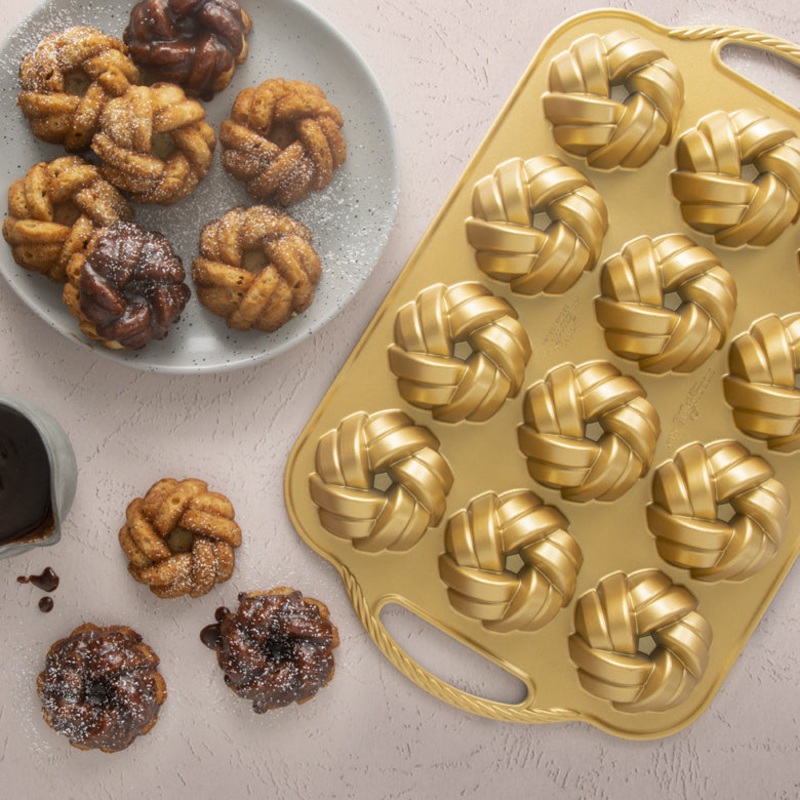 Mini Braided Bundt Pan