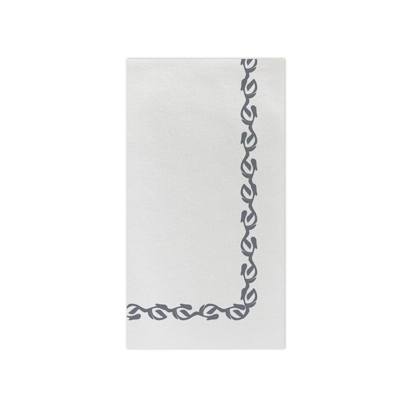 Papersoft Napkins, Florentine Gray Guest Towels (Pack/20)