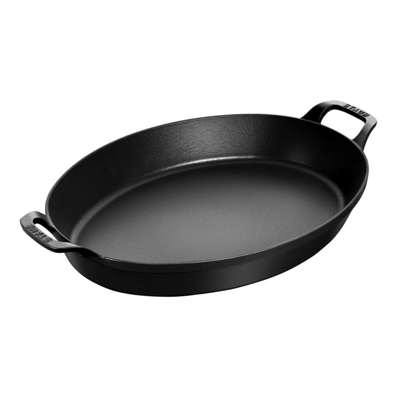 Staub Cast Iron Oval Baking Dish - 14.5"