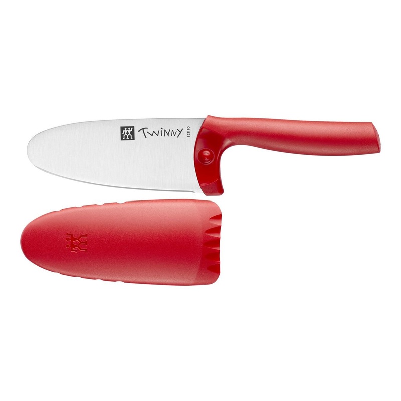 Twinny 4" Children's Chef's Knife Red