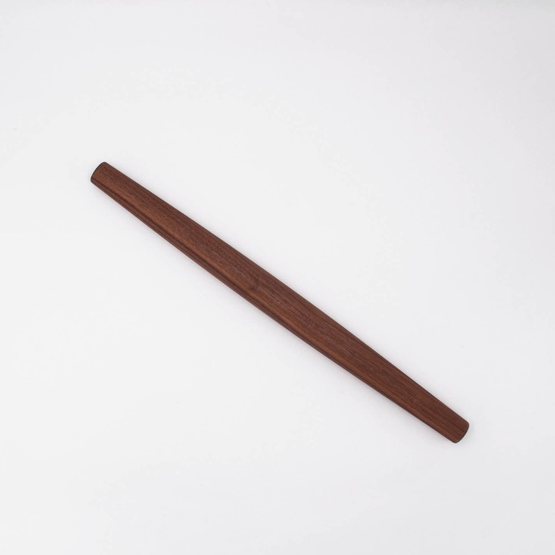 17.5" Walnut Wood French Tapered Rolling Pin