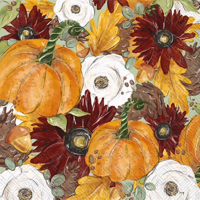 Fall Foliage Fall Thanksgiving Paper Lunch Napkins pkg/20