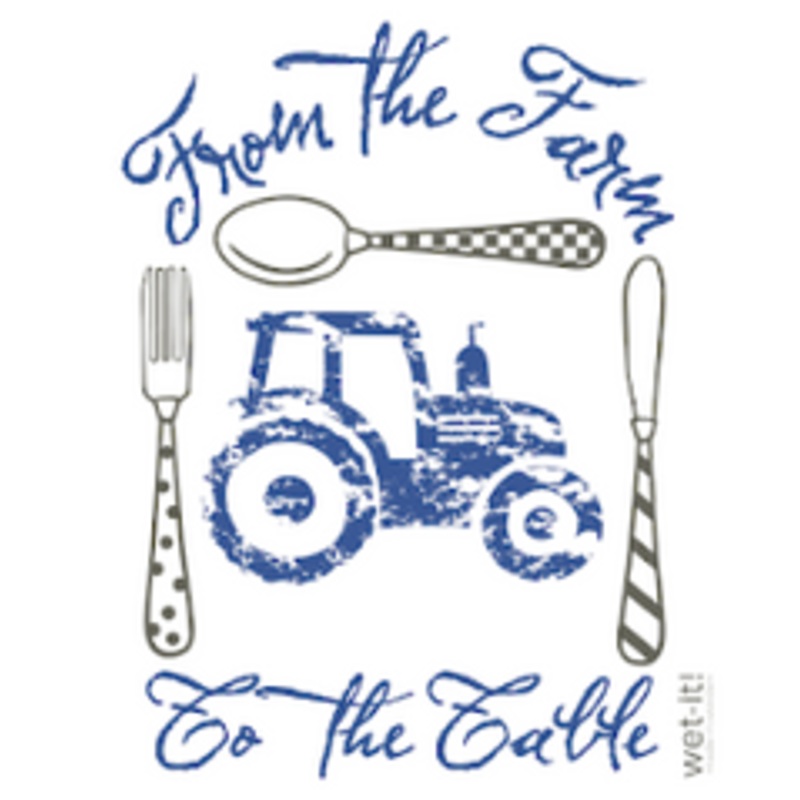 Farm to Table Blue Swedish Dishcloth