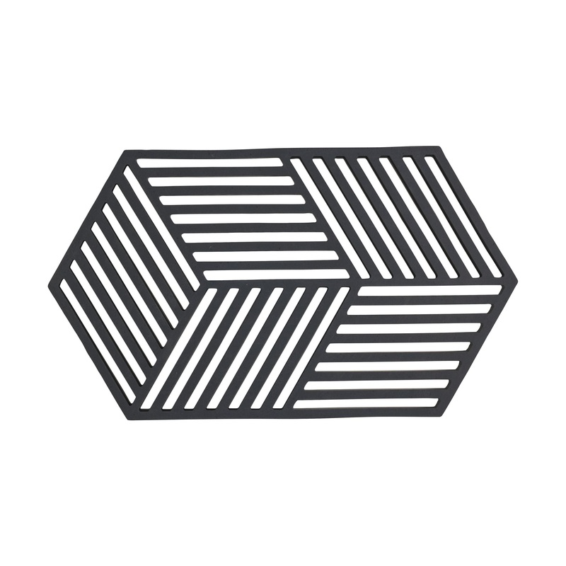 Hexagon Trivet Large - Black