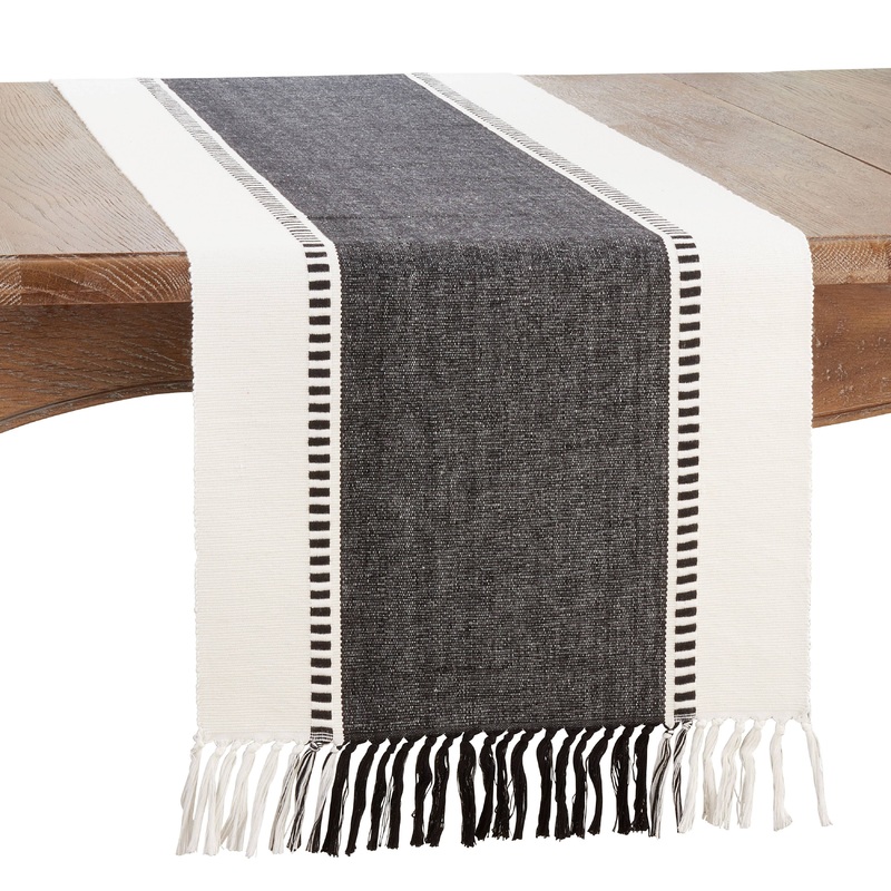 Stripe Runner - Natural Black
