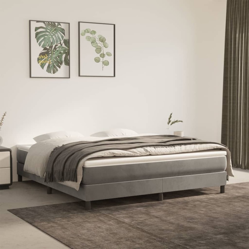 Matelas de lit  ressorts ensachs 160x210x20 cm velours