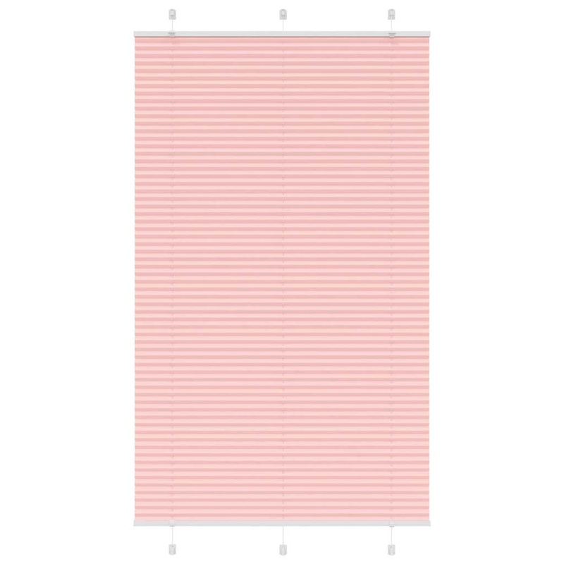 Store pliss rose 120x200 cm largeur du tissu 119,4cm polyester