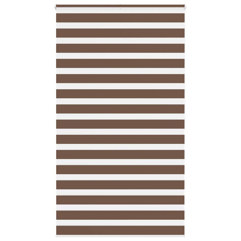 Store zbre marron 135x200cm largeur du tissu 130,9cm polyester
