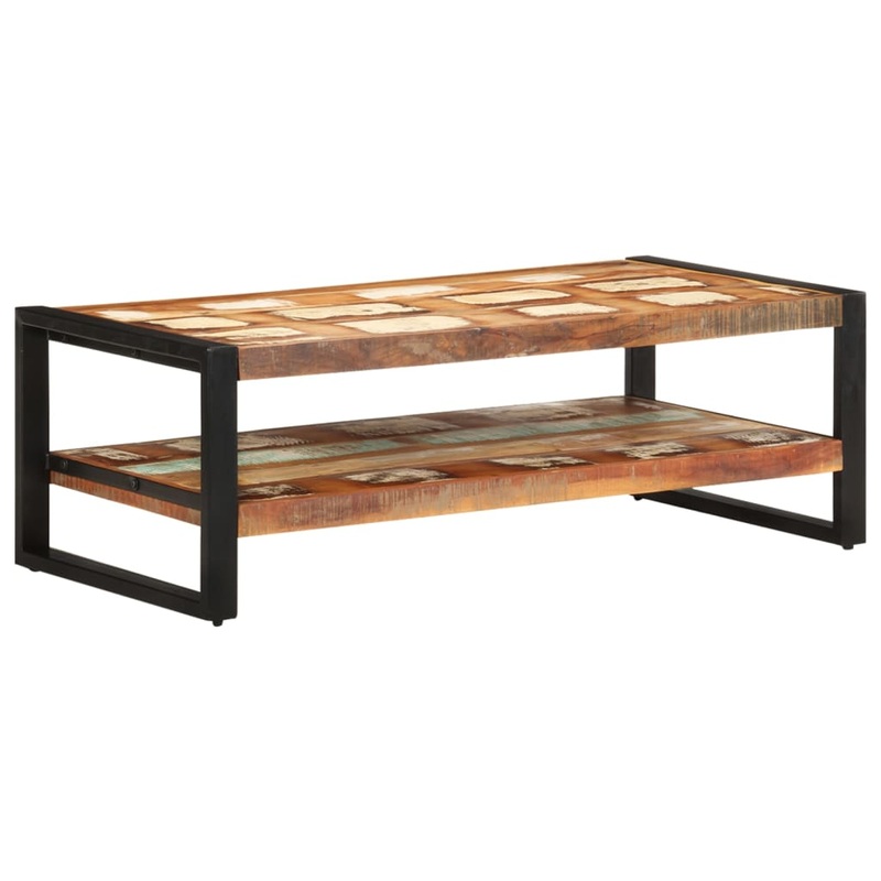 Table basse 120x60x40 cm Bois de rcupration solide