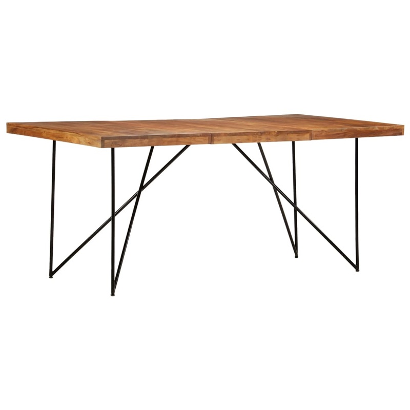 Table  manger 180x90x76 cm Bois d'acacia massif